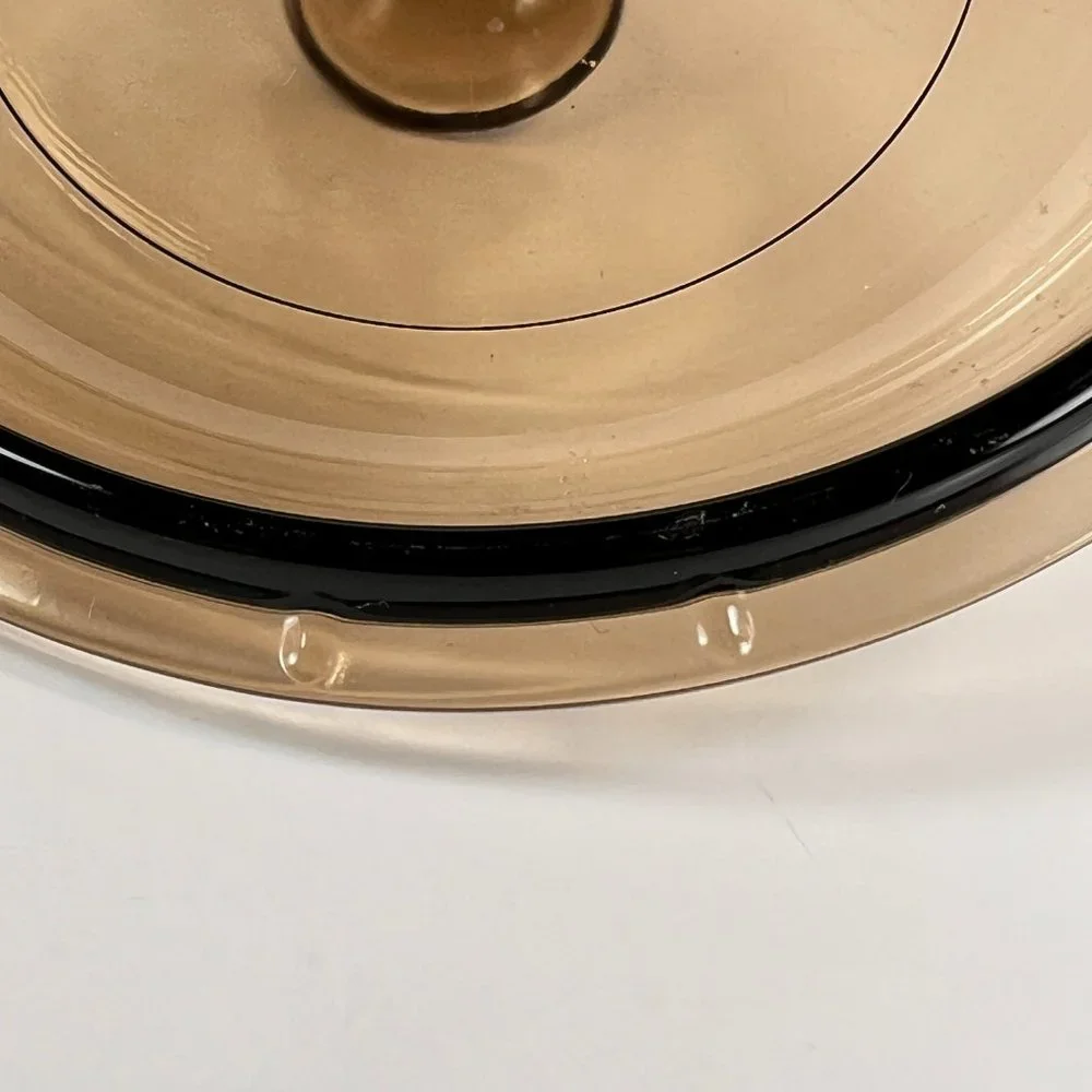 PYREX V 1 C Amber Glass 18 Lid Only Replacement Lid